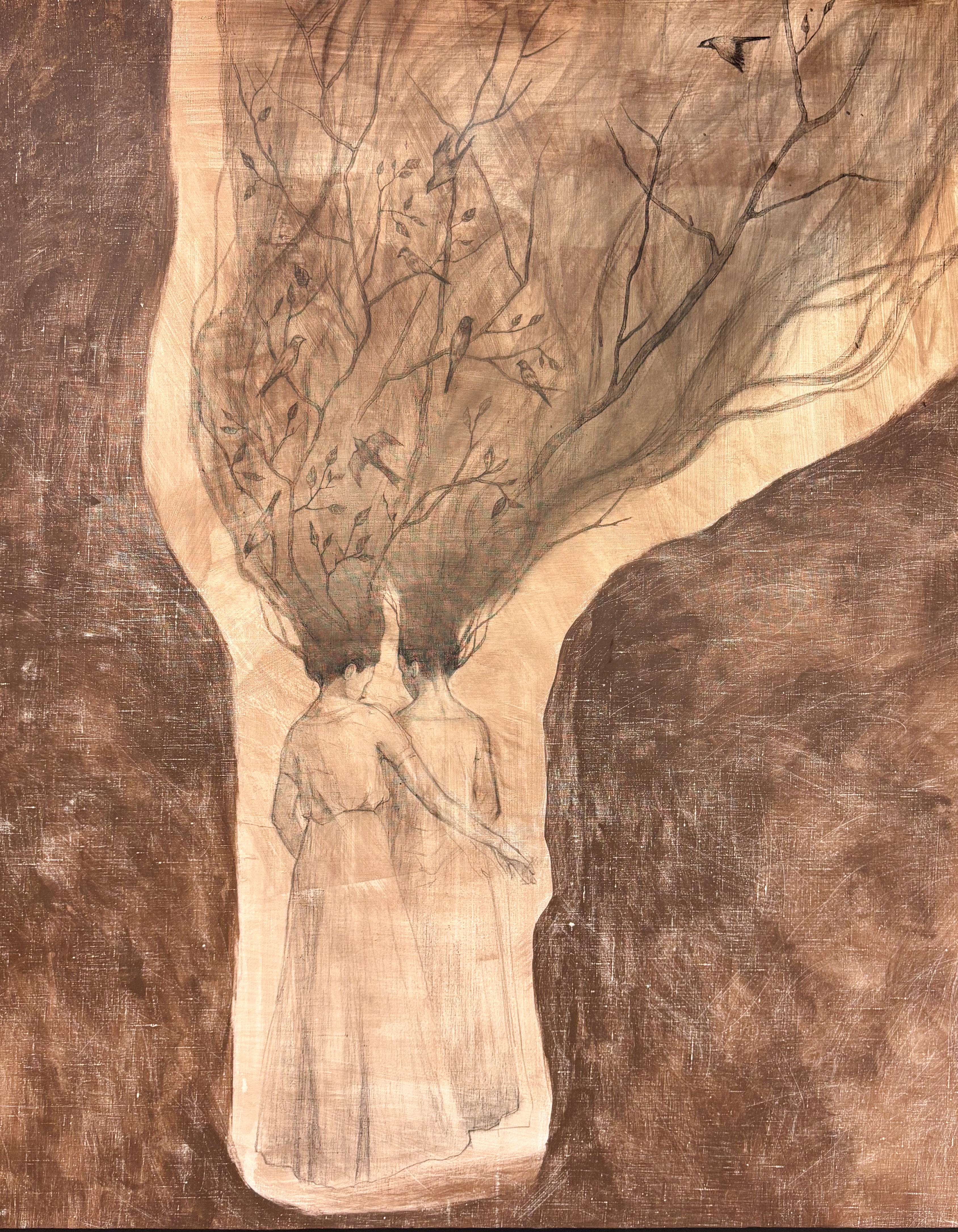 Две женщины с одними волосами 