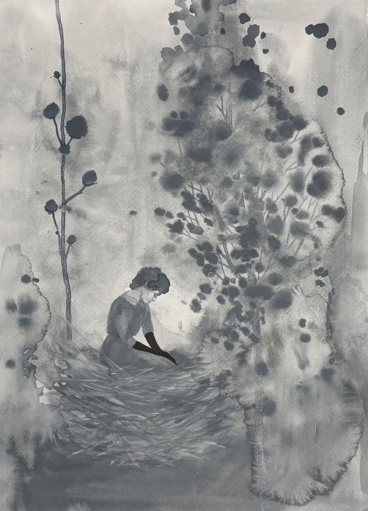 Черные перчатки 