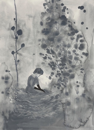 Черные перчатки 